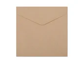 Koperty - Koperta 160x160 Nature ciemnobeżowy 120g op.10 szt - miniaturka - grafika 1