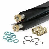 Akcesoria do kolektorów i fotowoltaiki - Rura solarna DN 16 podwójna, 15 m - miniaturka - grafika 1