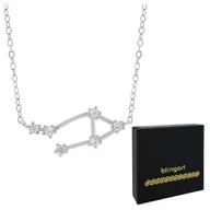 Bransoletki - Naszyjnik srebrny znak zodiaku KOZIOROŻEC - miniaturka - grafika 1