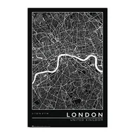 Pozostałe książki - Oficjalny plakat z mapą miasta Londynu - 35,8 x 24,2 cala / 91 x 61,5 cm - wysyłany zwinięty - plakat Londyn - fajne plakaty - plakat artystyczny - plakaty i wydruki - plakaty ścienne - miniaturka - grafika 1