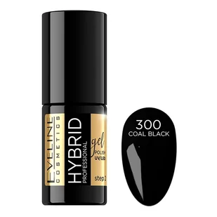 Eveline Hybrid Professional lakier hybrydowy 300 Coal Black 5ml - Odżywki do paznokci - miniaturka - grafika 3