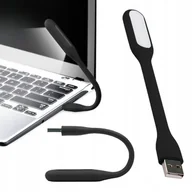 Lampy stojące - Lampka Silikonowa Elastyczna Usb Do Laptopa Notebooka Komputera 6 Led Mocna - miniaturka - grafika 1