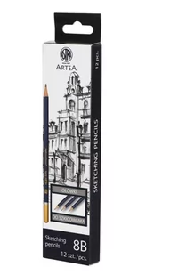 Ołówek do szkicowania 8B Artea Box 12szt) ASTRA - Przybory szkolne - miniaturka - grafika 3