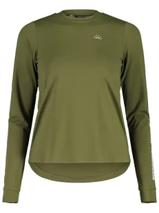 Maloja Koszulka funkcyjna "ErleM" w kolorze khaki - Koszulki sportowe damskie - miniaturka - grafika 1