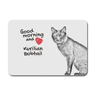 Podkładki pod mysz - Kurylski bobtail podkładka pod mysz z kotem Art-Dog - miniaturka - grafika 1