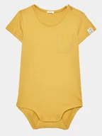 Body dla niemowląt - United Colors Of Benetton Body dziecięce 3P4ZAB00B Żółty Regular Fit - miniaturka - grafika 1