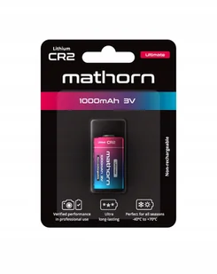 Bateria litowa Mathorn Ultimate CR2 1000mAh Lithium - Akumulatory do aparatów dedykowane - miniaturka - grafika 1