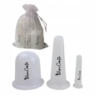 Masażery - Bańki Chińskie Silikonowe Do Twarzy I Ciała 3Szt - miniaturka - grafika 1