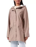 Kurtki damskie - VERO MODA Kurtka damska VMMALOU COATED KURTKA NOOS, Brown Lentil, XXL - miniaturka - grafika 1