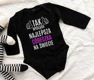 Body dla niemowląt - Body dla córki- tak wygląda najlepsza córeczka - miniaturka - grafika 1