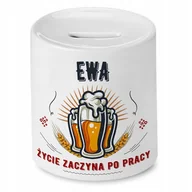 Skarbonki - Skarbonka Dla Ewy na Urodziny Idealny Prezent z Nadrukiem ze Zdjęciem - miniaturka - grafika 1