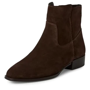 Tamaris Damskie botki Boot Flat 1-25021-45, Mocca, 36 EU, Mocca, 36 EU - Botki damskie - miniaturka - grafika 1