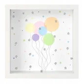 Skarbonki - Skarbonka dziecięca Money Box Baloons 18x18cm - miniaturka - grafika 1