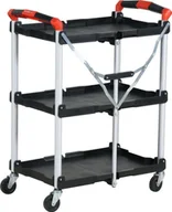 Wózki magazynowe - Swedmach Wózek platformowy półkowy. Wym: 660x430x1070mm - miniaturka - grafika 1