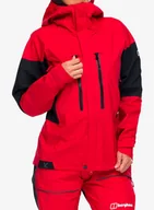 Kurtki i kamizelki sportowe damskie - Kurtka GORE TEX damska Berghaus MTN Guide GTX Pro Jacket - goji berry/jet black - miniaturka - grafika 1