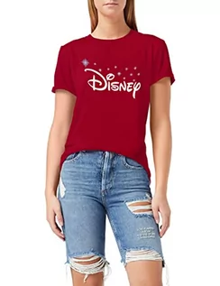 Koszulki i topy damskie - Disney Damska koszulka z logo, Czerwony (Cardinal Red Car), 38 - grafika 1