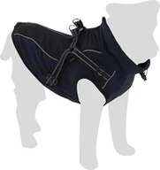 Płaszcze damskie - Flamingo Dexter Granatowy Płaszcz 35CM - miniaturka - grafika 1