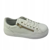 Sneakersy damskie - Sneakersy damskie Tommy Hilfiger T3A9-32698 White - miniaturka - grafika 1