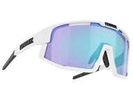 Okulary sportowe - Bliz Bliz Vision Okulary, matt white/smoke with blue multi  2021 Okulary sportowe 52001-03 - miniaturka - grafika 1