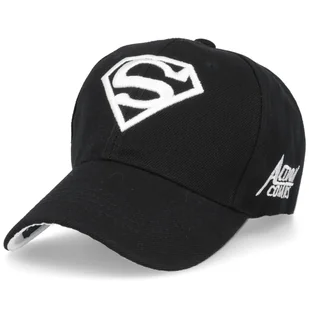 Czapka Superman Cap Czarno-Biały - Czapki i chusty sportowe męskie - miniaturka - grafika 1