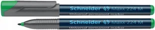 FOLIOPIS PERMANENTNY SCHNEIDER MAXX 224, M, 1,0MM, ZIELONY, ZESTAW 10 SZTUK - Zakreślacze - miniaturka - grafika 1