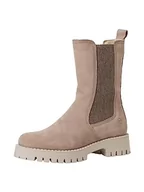 Kozaki damskie - Tamaris Damskie 1-1-26838-41, modne kozaki, taupe, 40 EU, szarobrązowy, 40 EU - miniaturka - grafika 1