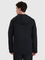 Kurtki męskie - KURTKA MĘSKA PRZEJŚCIOWA 4F Z KAPTUREM CIEPŁA MEMBRANA 8000 TTJAM705 L - miniaturka - grafika 1