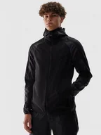 Kurtki męskie - Męska kurtka trekkingowa Primaloft Active 4F 4FWAW24TTJAM518 - czarna - miniaturka - grafika 1