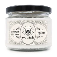 Świece - Świeczka Sojowa Zapachowa w Szkle Opium 50 H Palenia Świeca Wegańska Natura - miniaturka - grafika 1