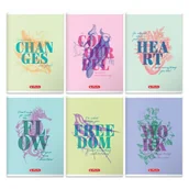 Zeszyty szkolne - Zeszyt A5 80 Kratka Nature 9553678 Herlitz - miniaturka - grafika 1