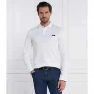 Koszule męskie - Calvin Klein Polo TIPPING | Slim Fit | stretch pique - miniaturka - grafika 1