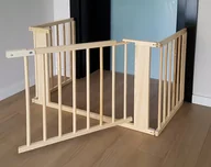 Zabezpieczenia dla dzieci - BRAMKA OCHRONNA BARIERKA ZABEZPIECZAJĄCA NA SCHODY DRZWI KOMINEK do 185 cm - miniaturka - grafika 1