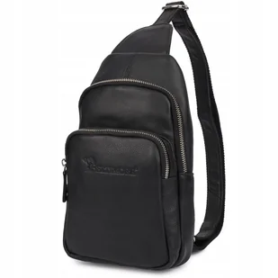 Plecak Skórzany Saszetka Przez Ramię Crossbody Duży Pojemny Skóra Naturalna - Torby męskie - miniaturka - grafika 1