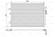 Chłodnice - Chłodnica klimatyzacji VALEO 822625 68102117AA DODGE - miniaturka - grafika 1