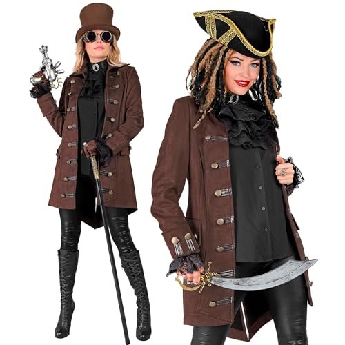 W WIDMANN MILANO Party Fashion - Historyczny płaszcz dla wielu postaci, pirata, steampunku, kostiumów karnawałowych