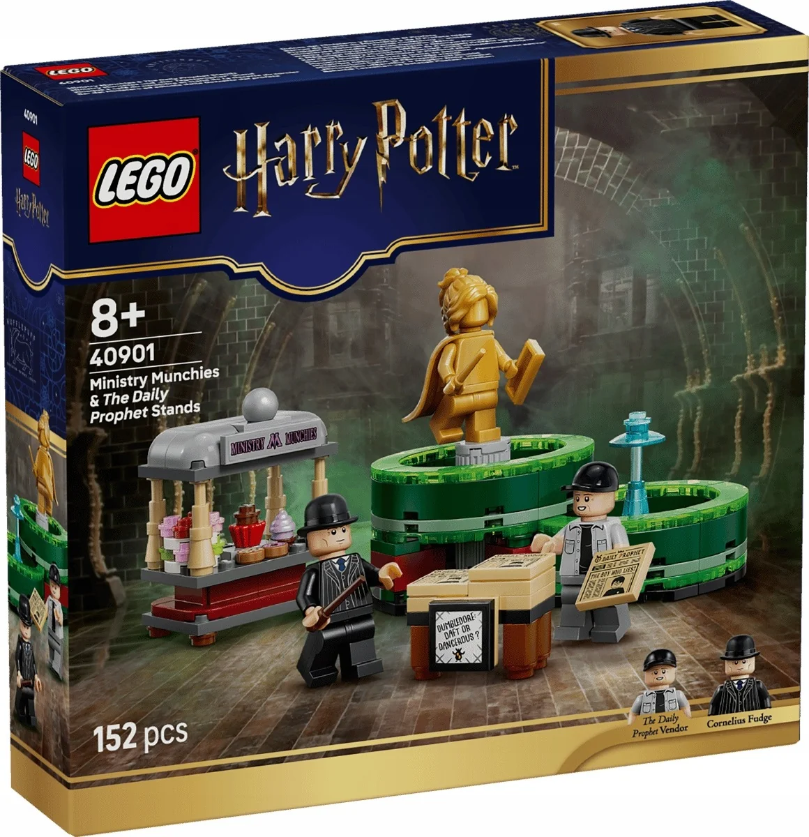 LEGO Harry Potter 40901 Przekąski Ministerskie i Prorok Codzienny - stoiska