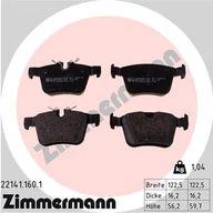 Klocki hamulcowe - KLOCKI HAMULC. LANDROVER DISCOVERY SPORT  14- TYŁ - miniaturka - grafika 1