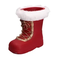 Donice - Osłonka na doniczkę w kształcie buta Świętego Mikołaja Splomp - miniaturka - grafika 1