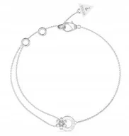 Bransoletki - Bransoletka damska Guess serce srebrna na prezent JUBB05111JW-RH-S - miniaturka - grafika 1