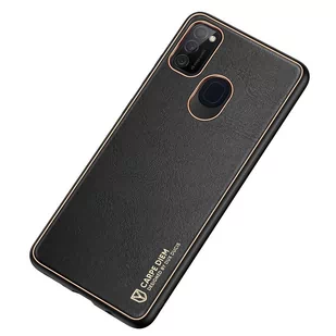 Dux Ducis Yolo eleganckie etui pokrowiec ze skóry ekologicznej Samsung Galaxy M30s czarny - Etui i futerały do telefonów - miniaturka - grafika 4