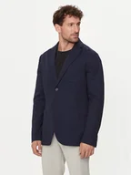 Marynarki męskie - Guess Marynarka M4YN09 WG9Y0 Granatowy Regular Fit - miniaturka - grafika 1