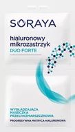 Maseczki do twarzy - Soraya Hialuronowy Mikrozastrzyk Duo Forte Maseczka wygładzająca przeciwzmarszczkowa - miniaturka - grafika 1