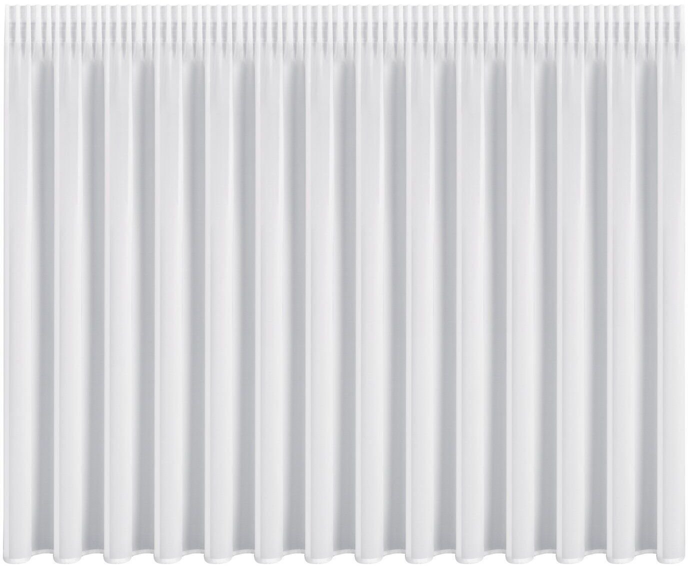 Eurofirany Firana gotowa DALIA 350x150 cm biała na taśmie marszczącej