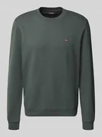 Bluzy męskie - Bluza z okrągłym dekoltem i wyhaftowanym logo - miniaturka - grafika 1