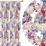 Zasłony - Zasłona Gotowa 140x250 Na Taśmie Żabki - miniaturka - grafika 1