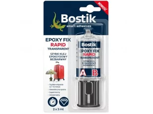 Klej epoksydowy BOSTIK FIX RAPID przeźroczysty szybki - Dekoratorstwo - miniaturka - grafika 1