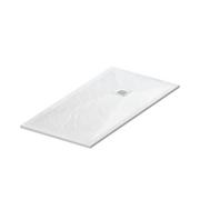 Brodziki prysznicowe - Balneo Stone Tray brodzik prostokątny 110x80 cm kompozytowy biały STFWH8011025 - miniaturka - grafika 1