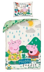 Peppa Pościel bawełniana Peppa 1Y41TC 1Y41TC SAM  One size - Pościel dla dzieci - miniaturka - grafika 1