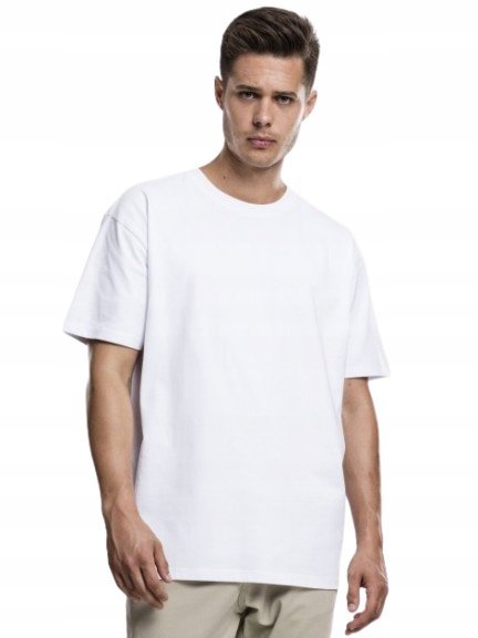 URBAN CLASSICS T-SHIRT MĘSKI GŁADKI BIAŁY M J7A