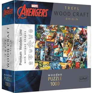 Trefl, Puzzle Drewniane - Komiksowe uniwersum Marvela, 20165, 1000 elementów - Puzzle - miniaturka - grafika 1